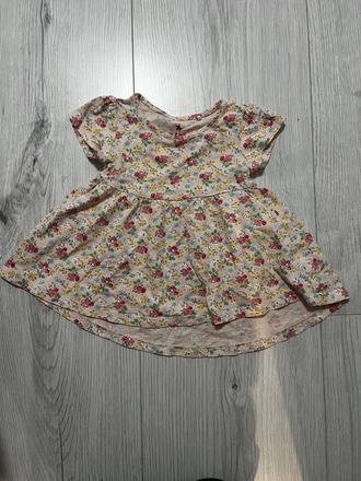 Letné vzorované šaty so širokou sukňou, next,74