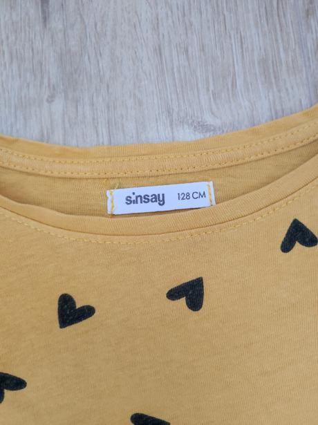 Dievčenské šaty s dlhým rukávom, sinsay,128