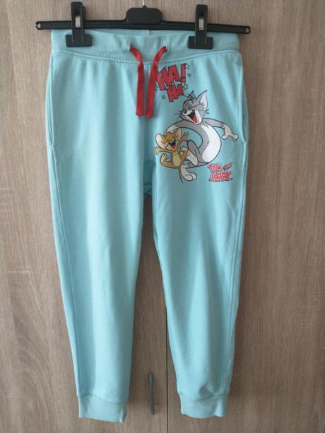 Tepláky tom a jerry, h&m,134