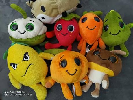 Plyšové zeleninky, 7ks, 