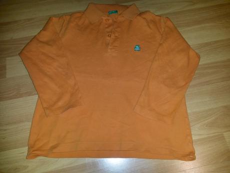 Tricko oranzove, benetton,116