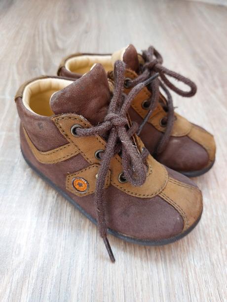 Topánky kožené, elefanten,20