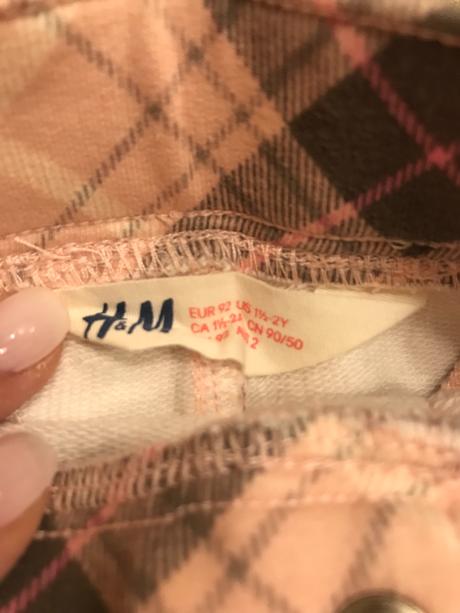 Legíny kárované h&m 92, h&m,92