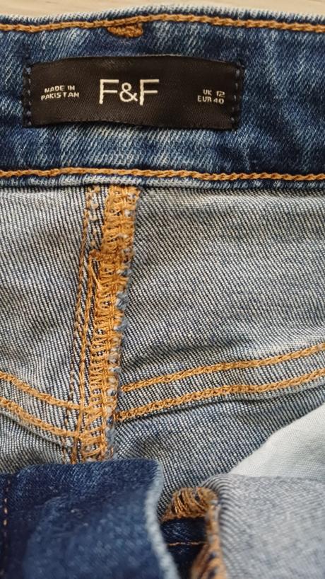 Dlhá riflová sukňa 40 f&f, f&f,40