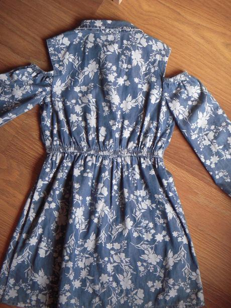 Rifľové šaty, c&a,134