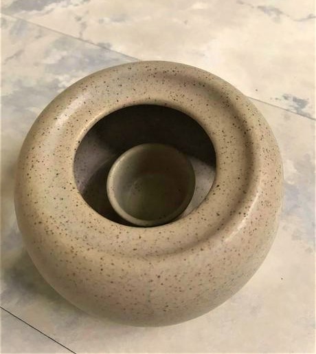 Kameninový naturálny svietnik, 