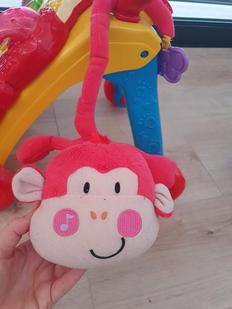 Fisher price - opička na kočík,