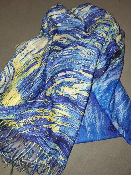 Šál /šatka so strapcami, rose