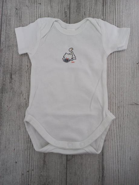 Biele body kratky rukáv 3ks, baby club,56