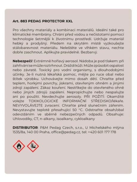 Pedag - protector xxl 400 ml,