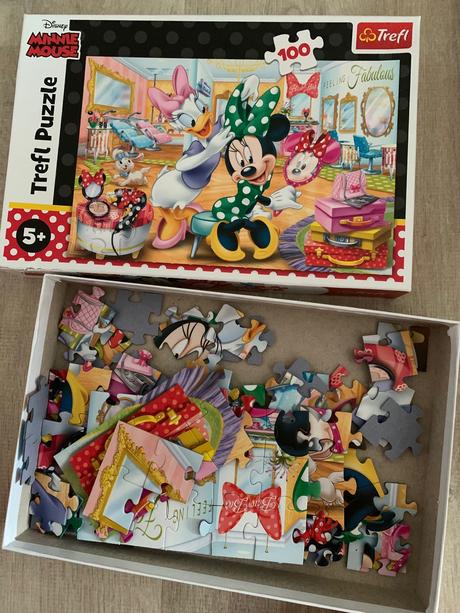 Puzzle minnie 100ks 5+, 