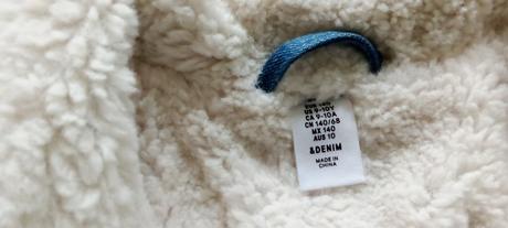 Riflova zateplena bunda, h&m,140