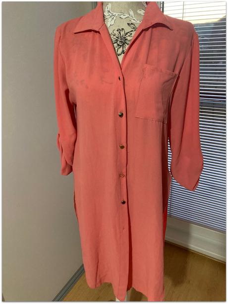 Predĺžená lososová košeľa, 