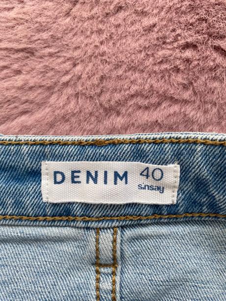 Rifľová sukňa sinsay, sinsay,l