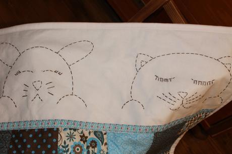 Tyrkysovo-hnedá  detská deka, 