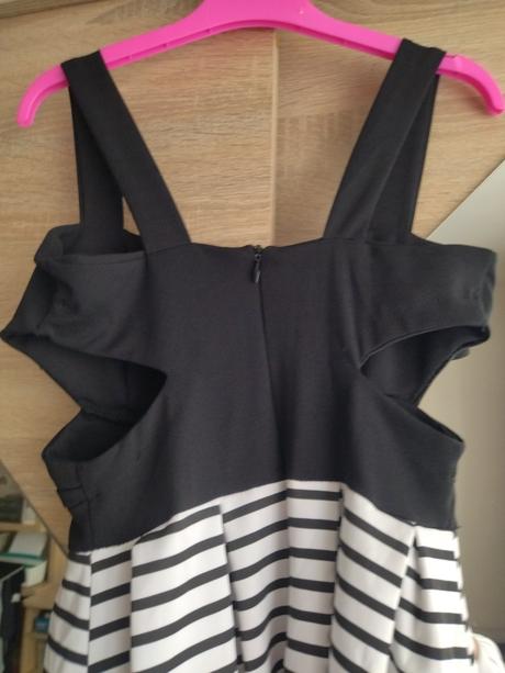 Slávnostné čierno biele šaty, m