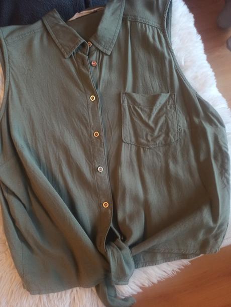 Blúzka s viazaním, h&m,158