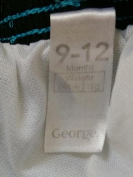 2 ks chlapčenských farebných kraťasov, 9-12 mesiac, george,80