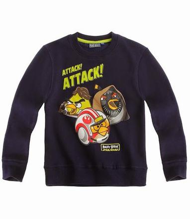 Angry birds star wars mikina, indigo, disney,152