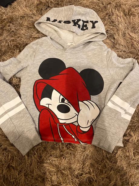 Croptop mikina, h&m,134