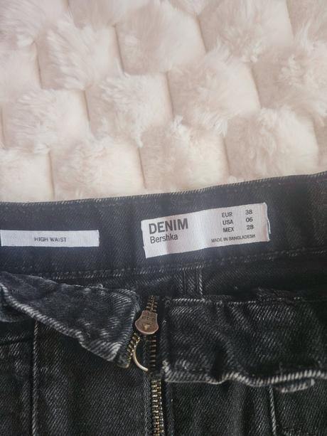 Riflova sukňa, bershka,m