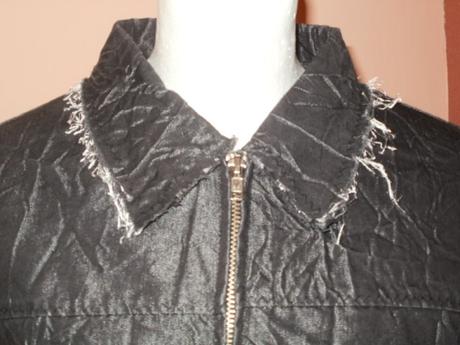 Čierne riflové sako, l