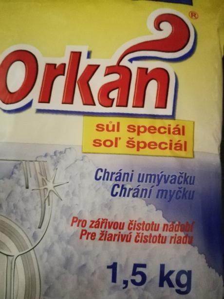 Orkán soľ špeciál do umývačky riadku, 