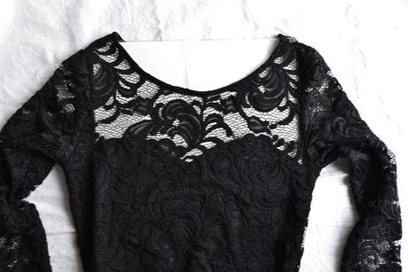 Čipkované šaty v 34/36, h&m,34