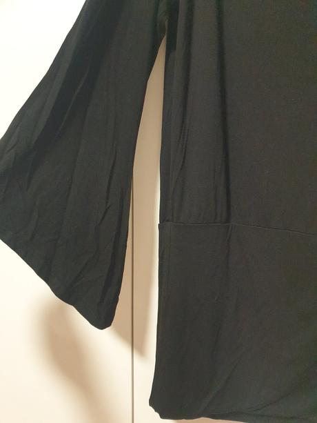 Čierny predĺžený top, xl