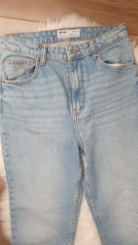 Mom slim jeans bershka, bershka,s