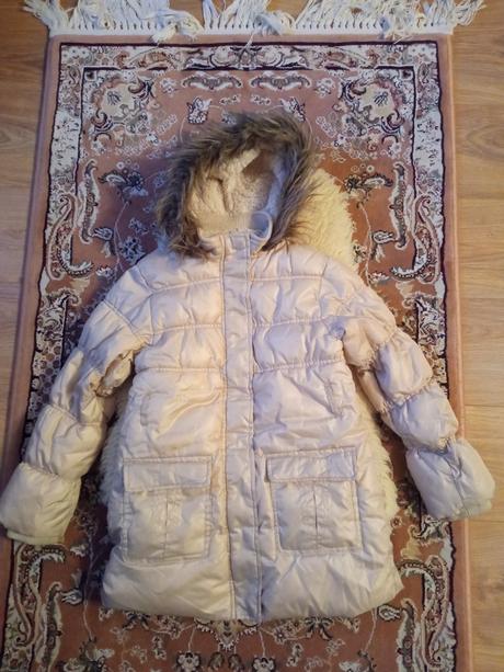 Zimná bunda s kožušinkou, f&f,146