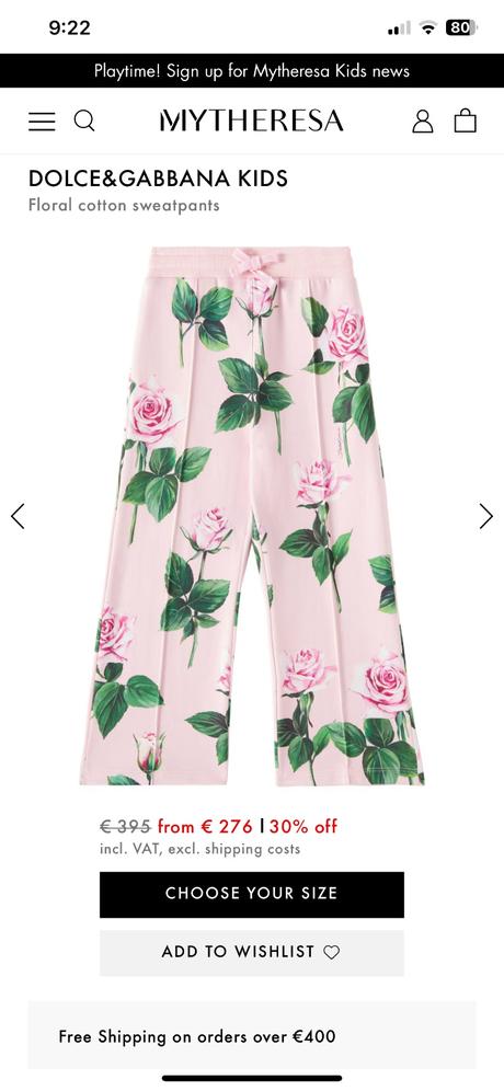 Dolce&gabbana tepláková súprava vel.7-8, 128