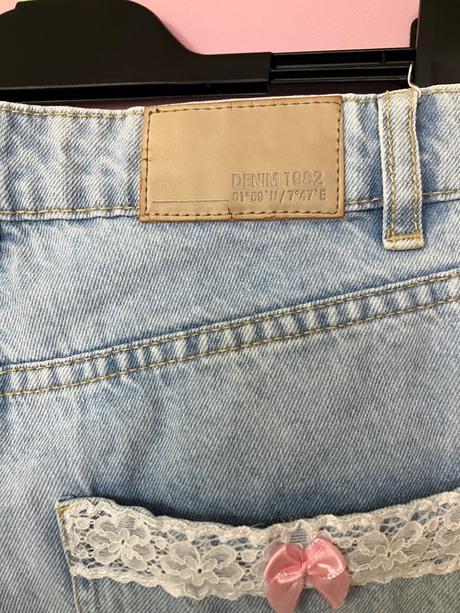 Dámske bledomodré zvonové coquette rifle, 36 / s