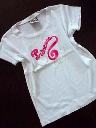 Milé tričko princess pre 7-8 roč. slečnu, 128