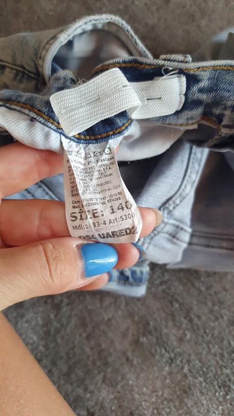 Rifľové kraťasy dsquared2 140, 140