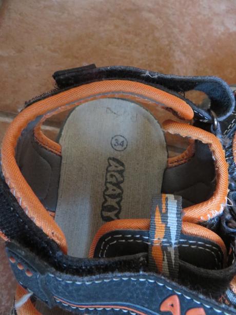 Chlapčenské sandále - veľ. 33/34 - zn. agaxy, agaxy,33