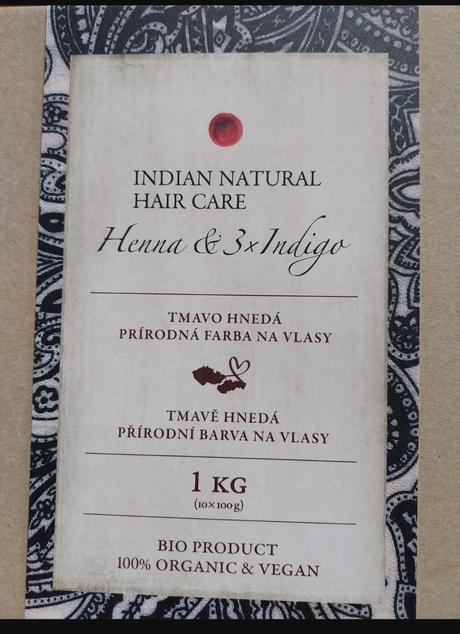 Henna tmavohnedá 100g, 