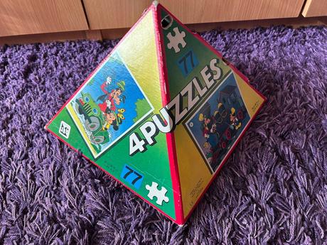 Puzzle mickey mouse 4 x 77 ks,