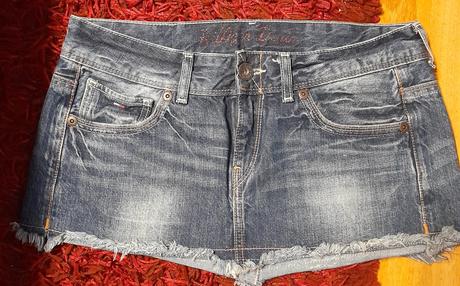 Riflová sukňa, tommy hilfiger,m