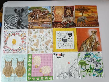 Servítky zvieratká 55ks, 