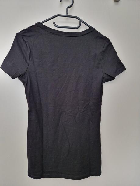 Čierne h&m tričko, h&m,xs