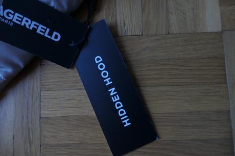 Karl lagerfeld nadherna,kvalitna,nova bunda m/l, l / m