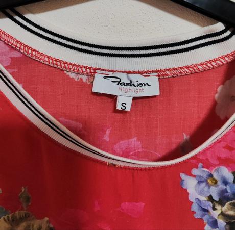 Ľahučký kvietkovaný top, s