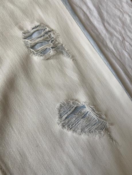 Stradivarius bicolor roztrhané džínsy, stradivarius,xs