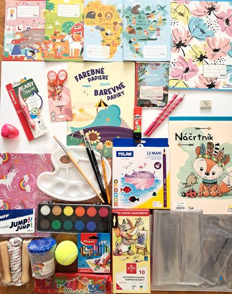 Balík školské potreby pre 1. ročník, 