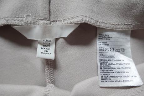 Nohavice h&m, h&m,xs