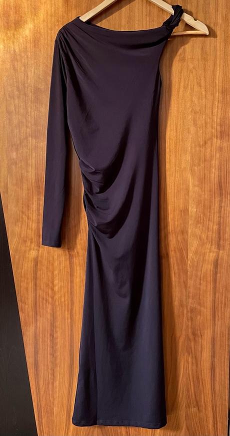 H&m asymetrické odhalené plece bodycon priliehavé, h&m,xs