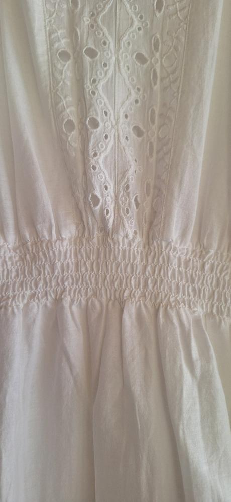 Vyšívané bavlnené šaty, h&m,36