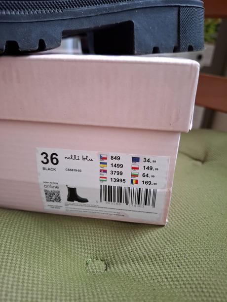 Chelsa čižmy, nelli blu,36