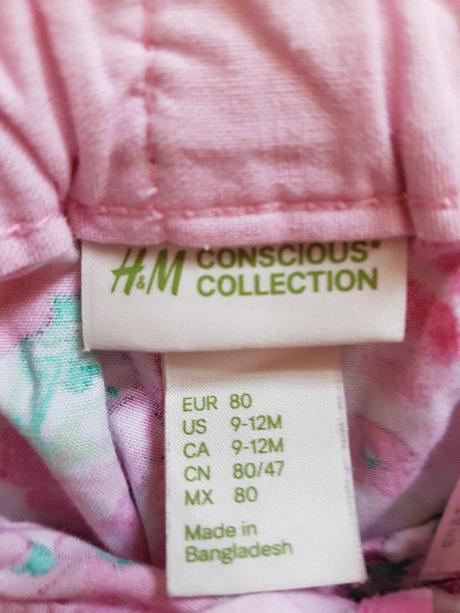 3 ks sortky hm a kik, h&m,86